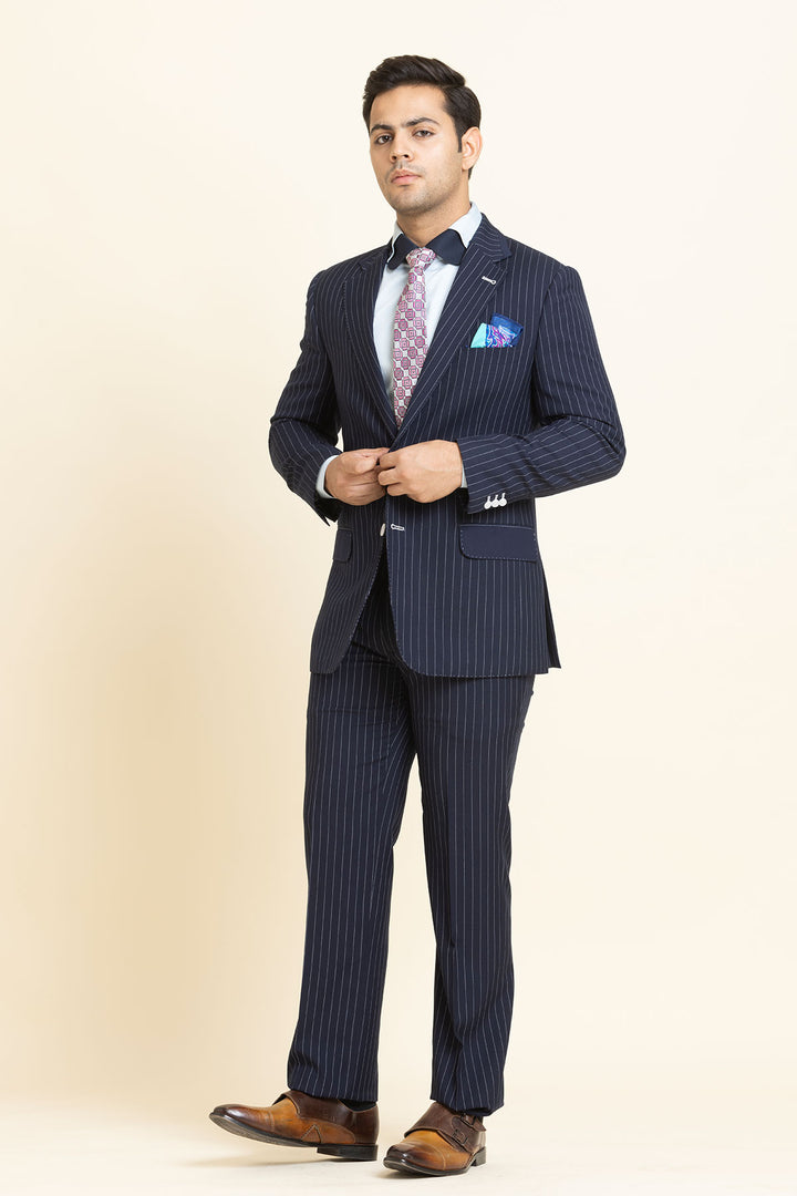 The Power Stripe Business Suit