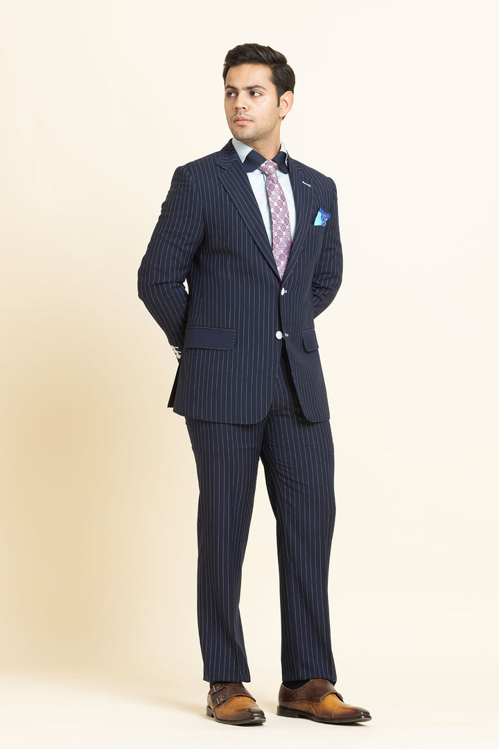 The Power Stripe Business Suit