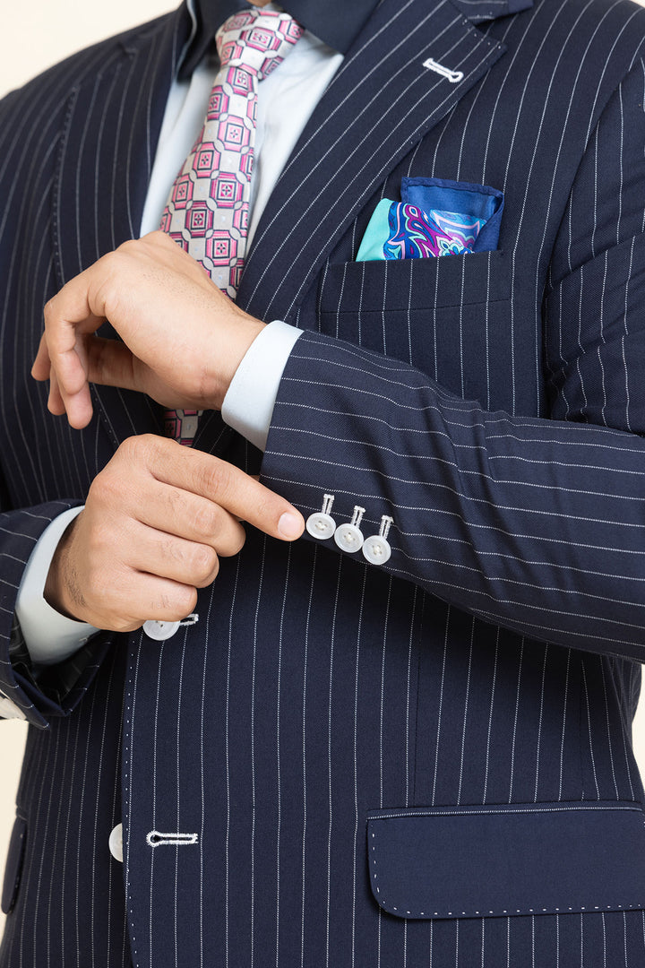 The Power Stripe Business Suit