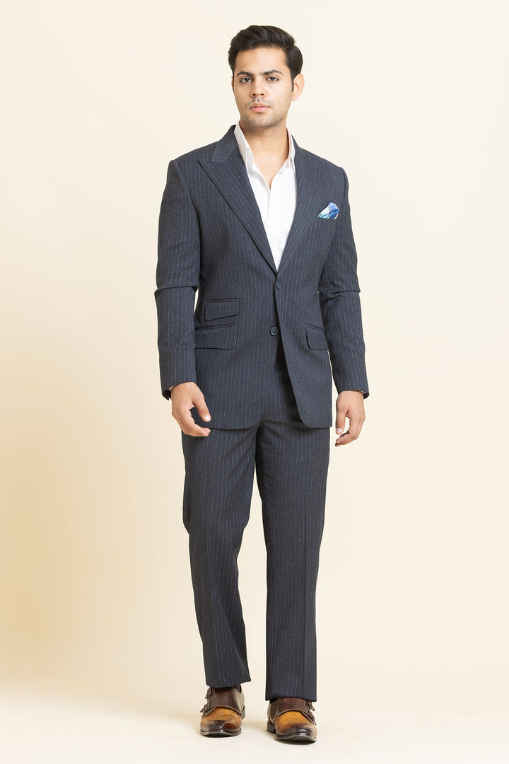 The Corporate Slate Business Class Suit