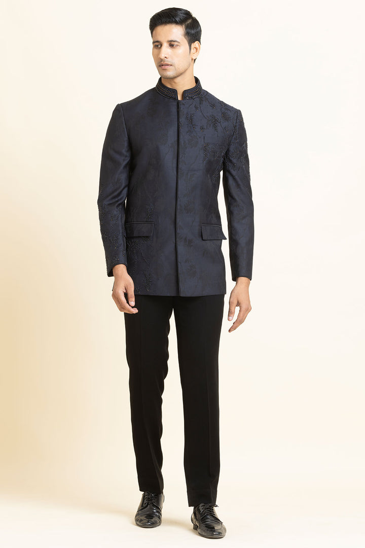 The Nocturne Royale Bandhgala Set