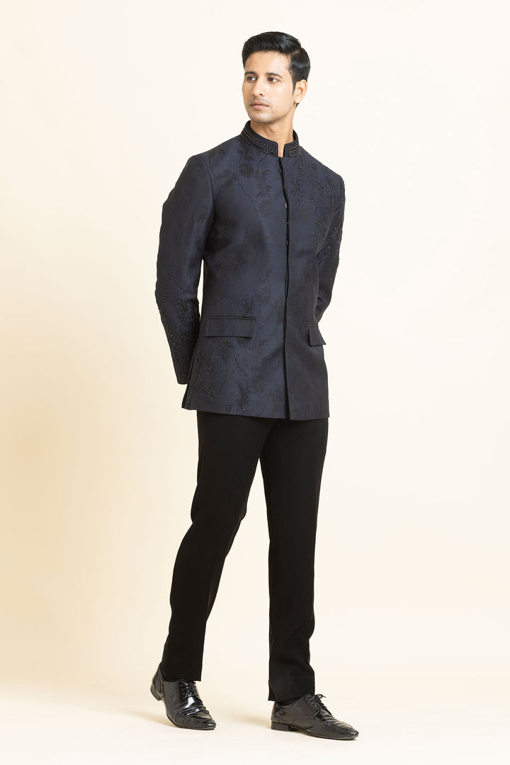 The Nocturne Royale Bandhgala Set