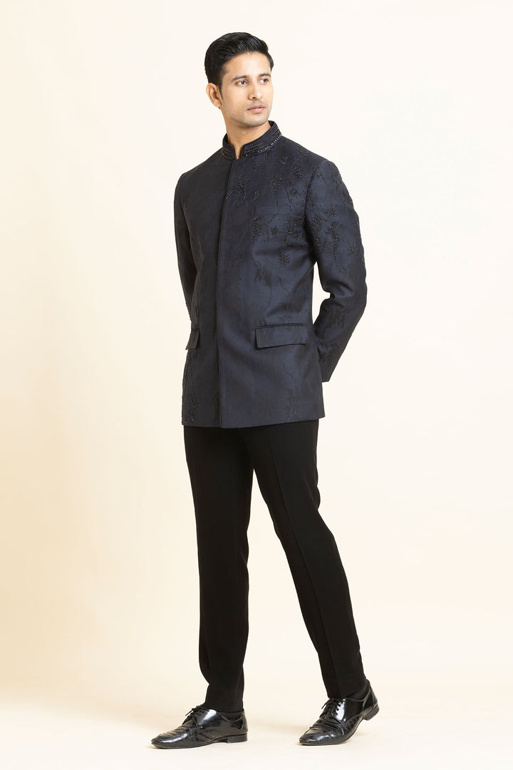 The Nocturne Royale Bandhgala Set