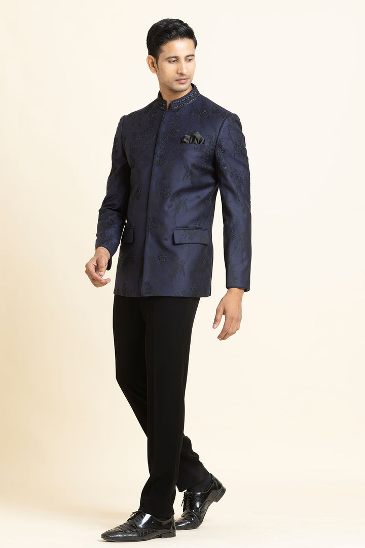 The Midnight Maharaja Bandhgala set