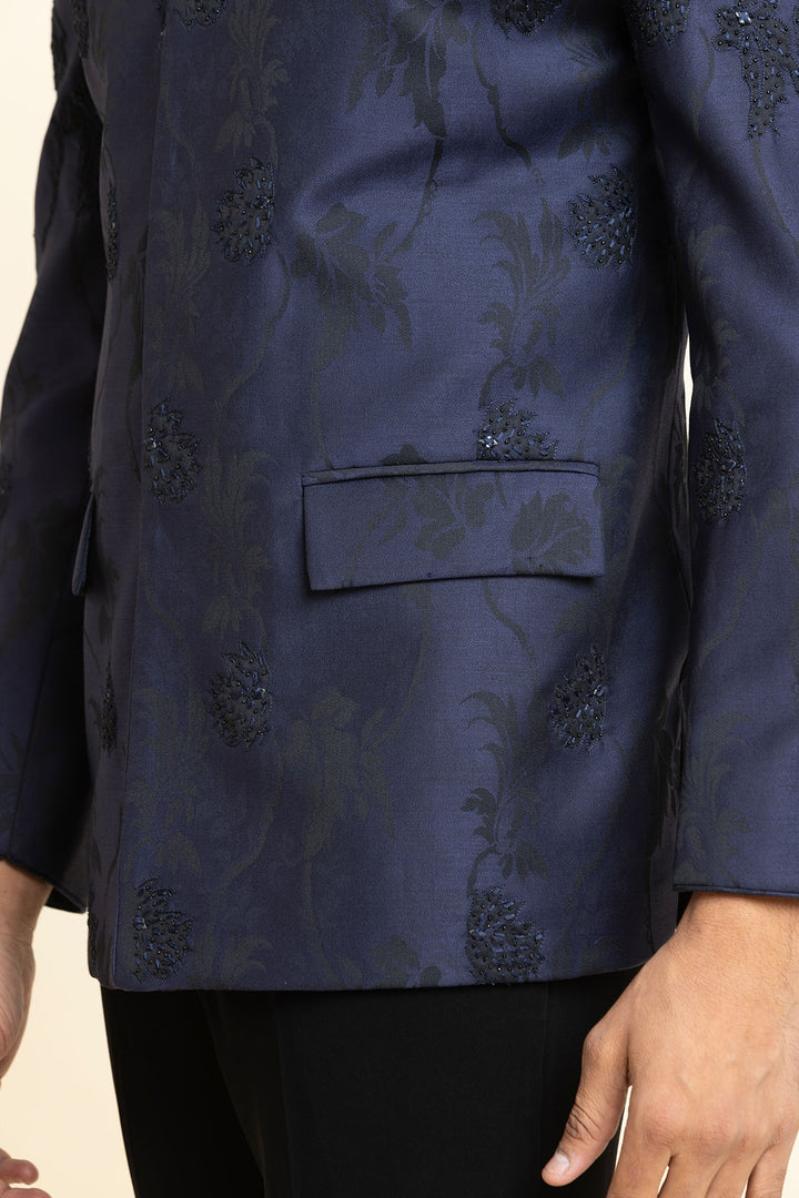 The Midnight Maharaja Bandhgala set