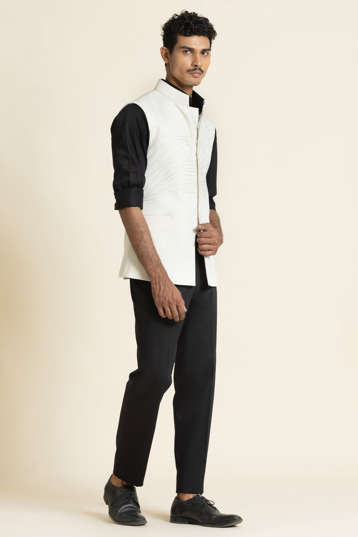 Ivory Designer Waistcoat