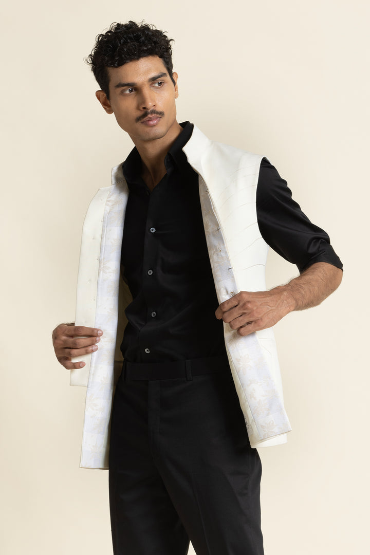 Ivory Designer Waistcoat