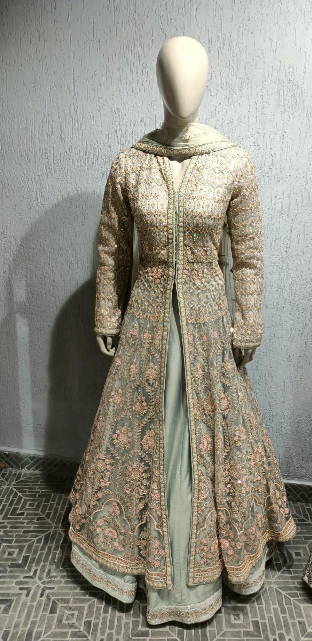 Jacket dresses store for indian weddings