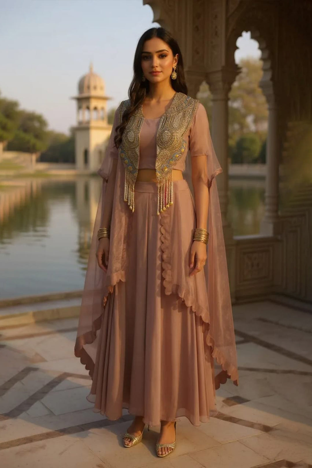The Fusion Flare - High Low Cape Set