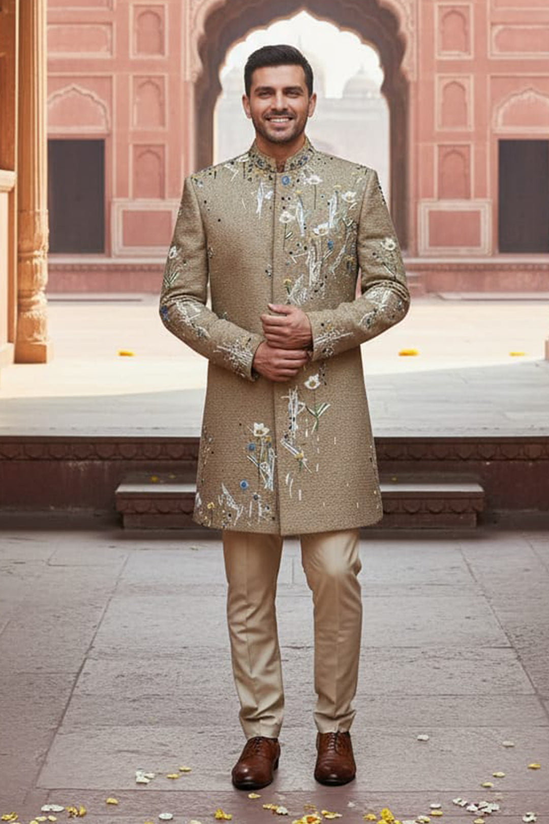 The Sovereign Symphony Indo-western set