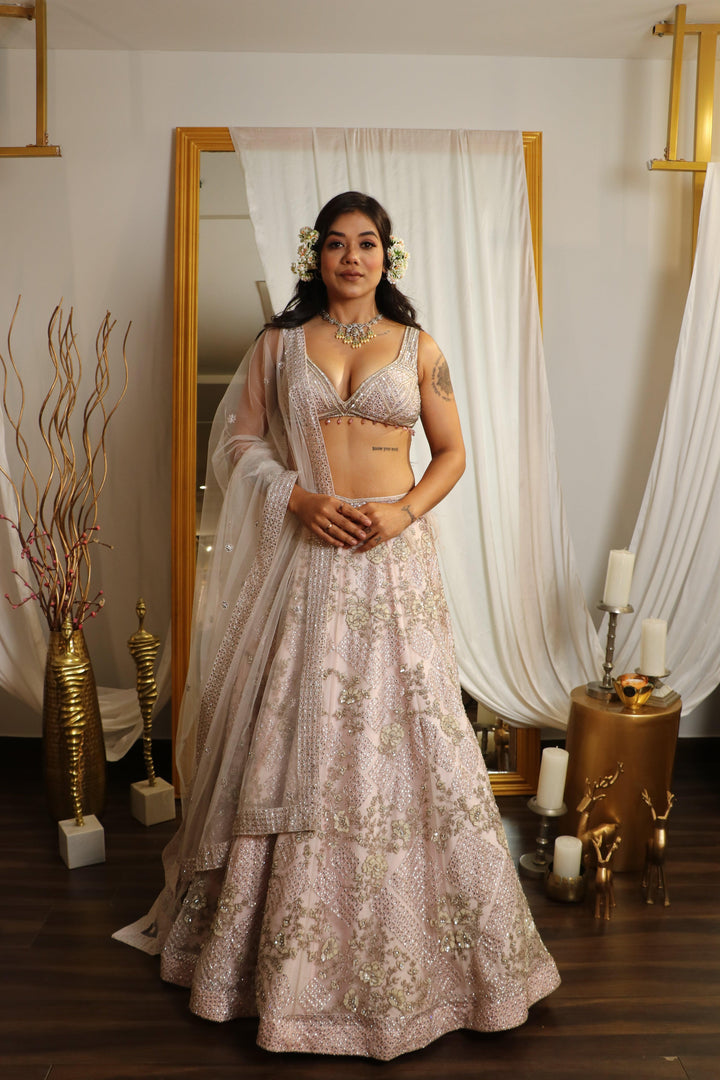 Pink Lehenga set