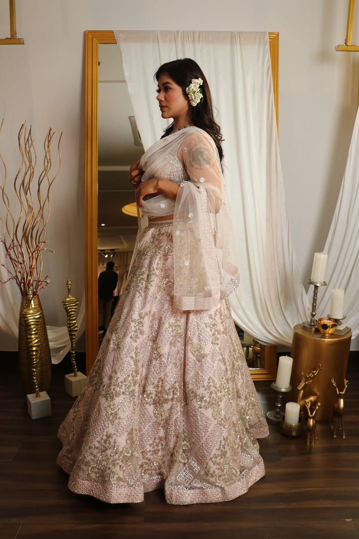 Pink Lehenga set