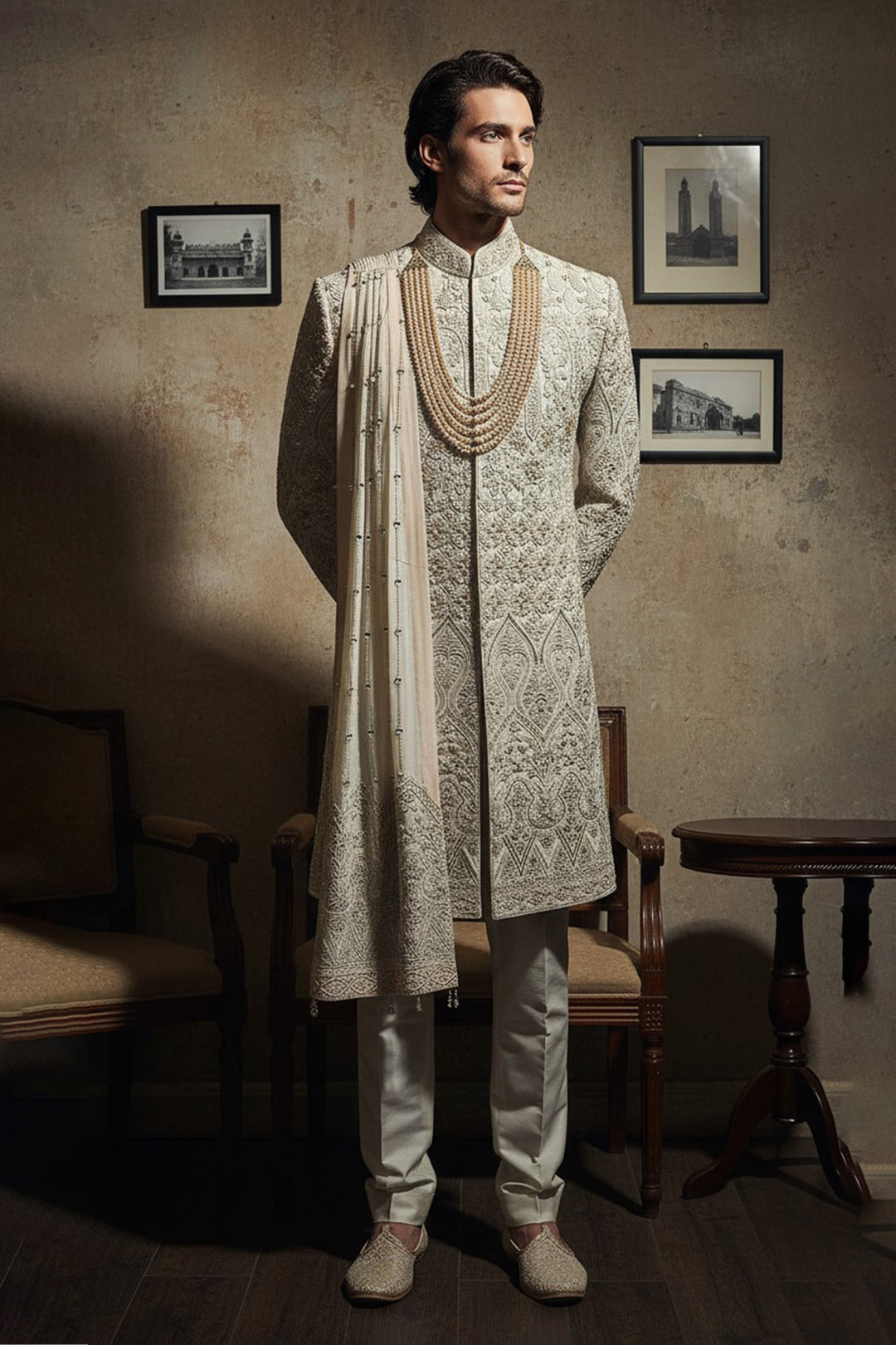 The Monarch's Grace Sherwani Set