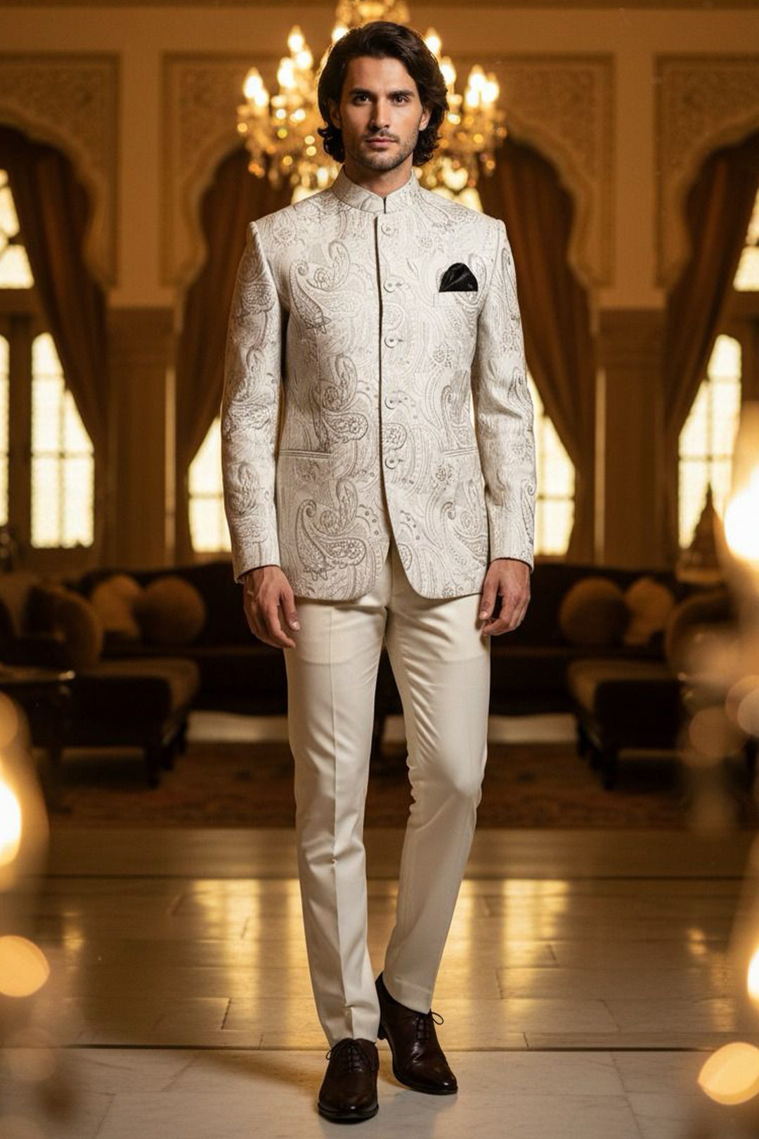 The Ivory Regal Bandhgala