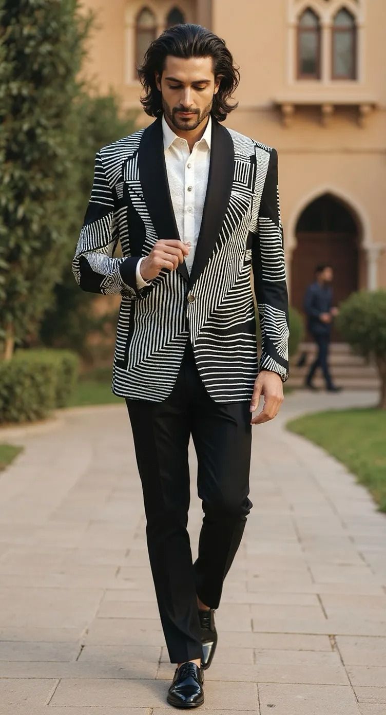 The Quantum Noir Blazer