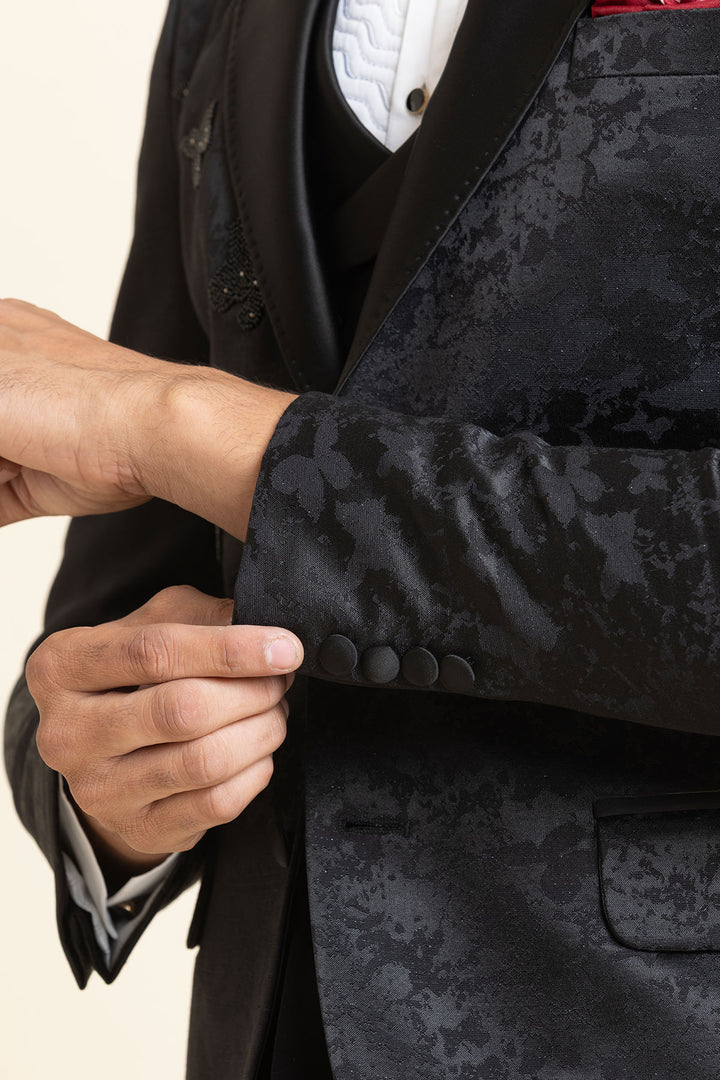 The Celestial Noir Ensemble tuxedo set