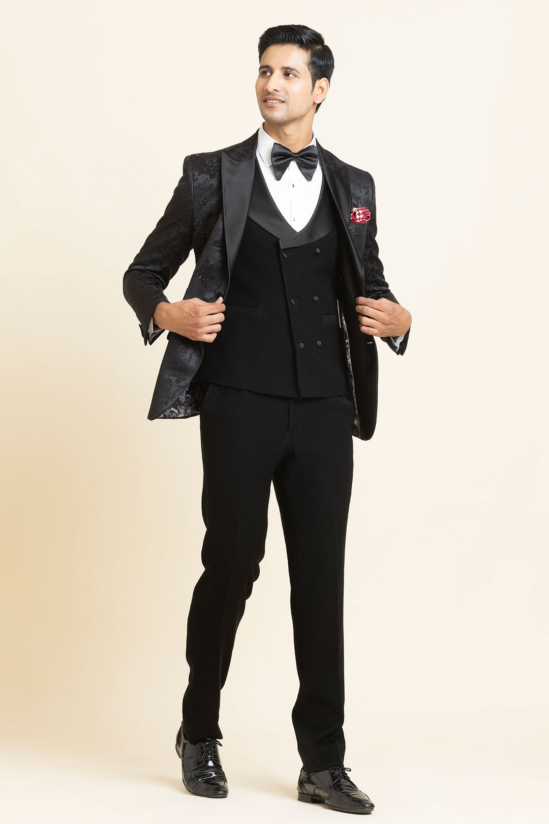 The Celestial Noir Ensemble tuxedo set