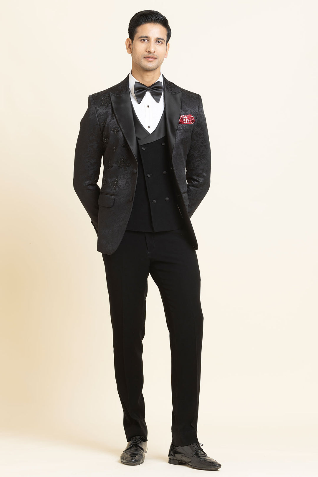 The Celestial Noir Ensemble tuxedo set