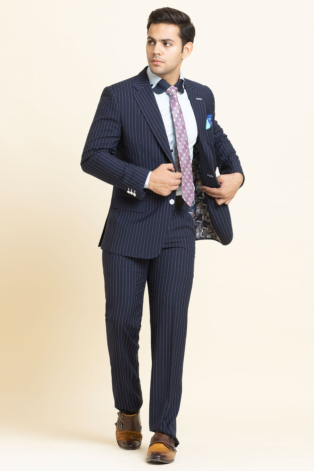 The Power Stripe Business Suit