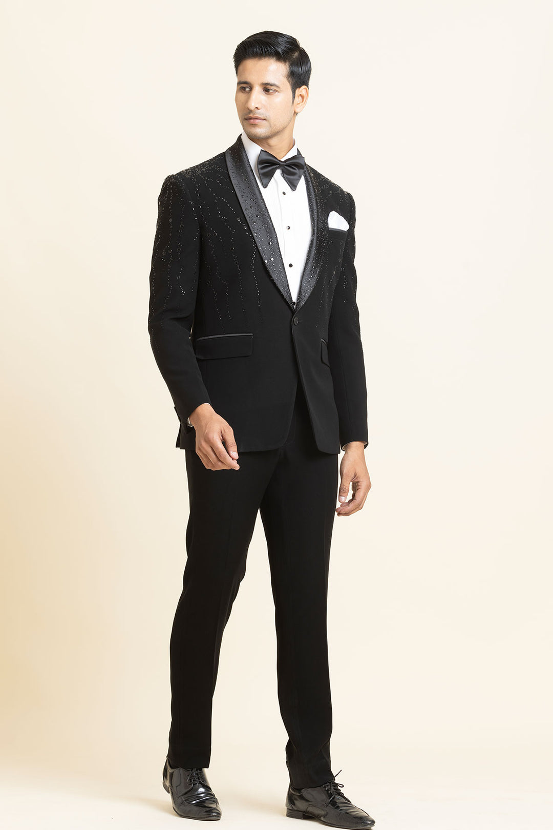The cinematic couture tuxedo set