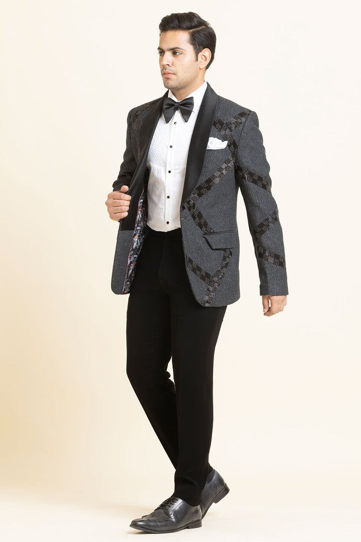 The Graphite Monarch Tuxedo set