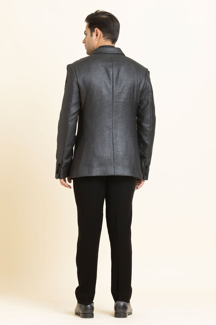 The Midnight Graphite Tuxedo Set