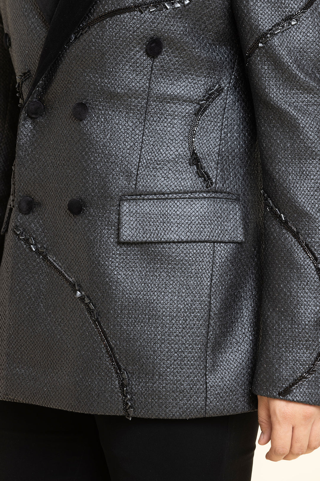 The Midnight Graphite Tuxedo Set