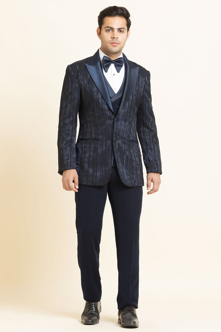 The Navy Blue Chateau Soiree Tuxedo Set