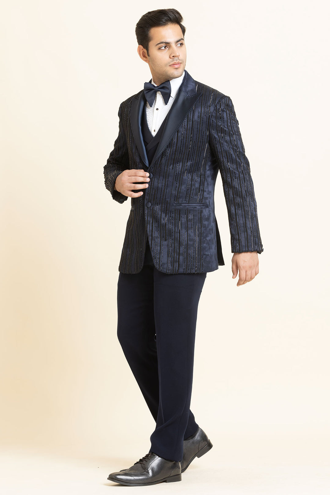The Navy Blue Chateau Soiree Tuxedo Set
