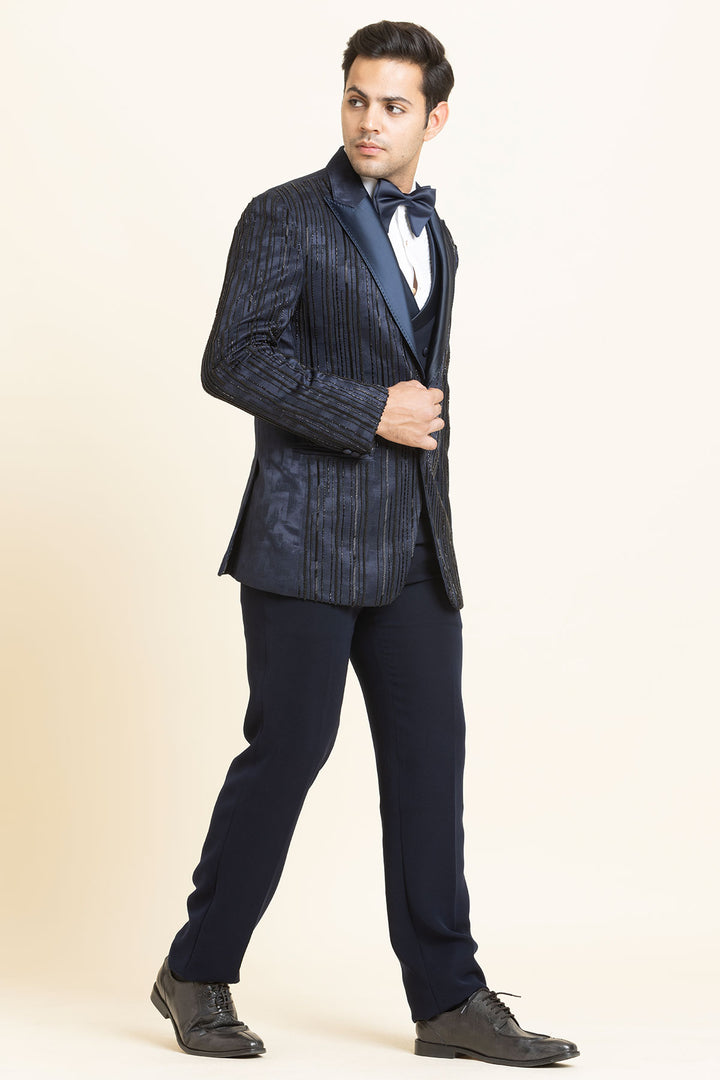 The Navy Blue Chateau Soiree Tuxedo Set