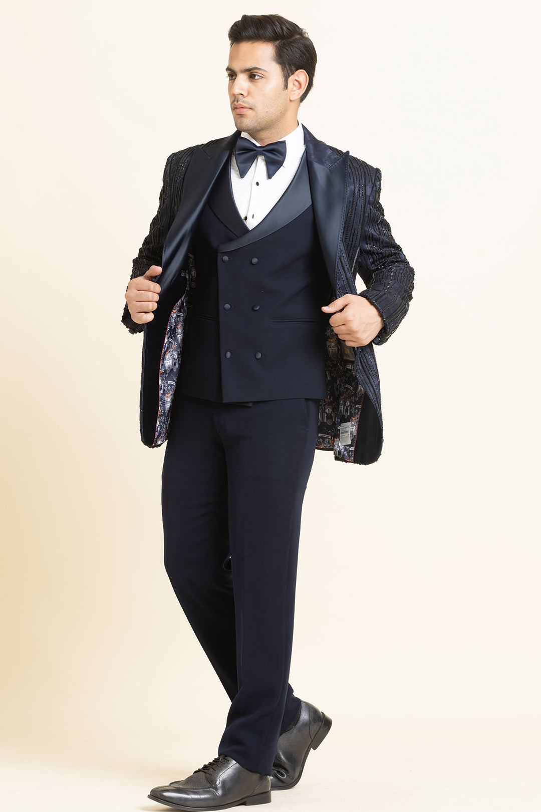 The Navy Blue Chateau Soiree Tuxedo Set