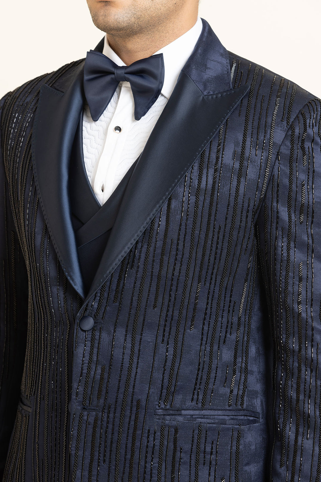 The Navy Blue Chateau Soiree Tuxedo Set