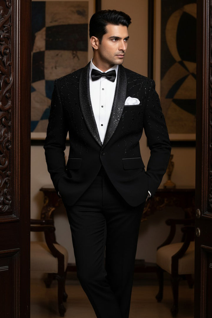 The cinematic couture tuxedo set