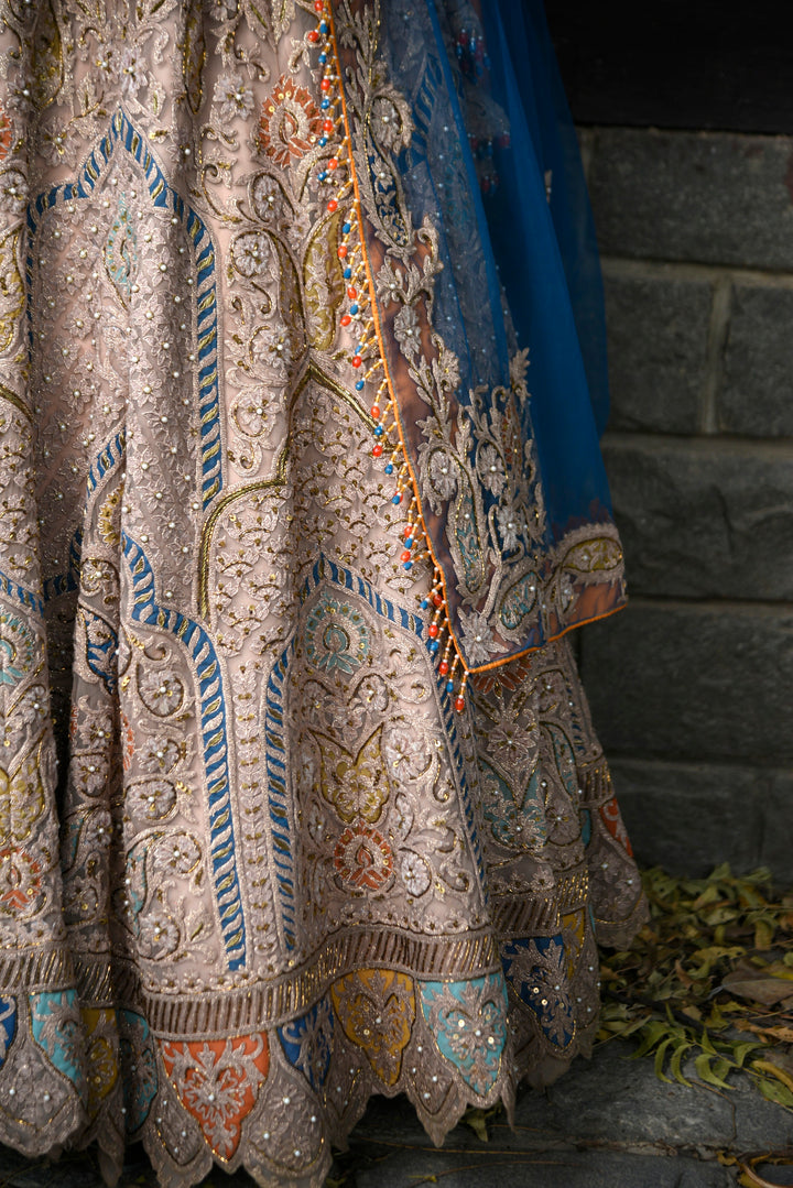 Thread embroidered lehenga