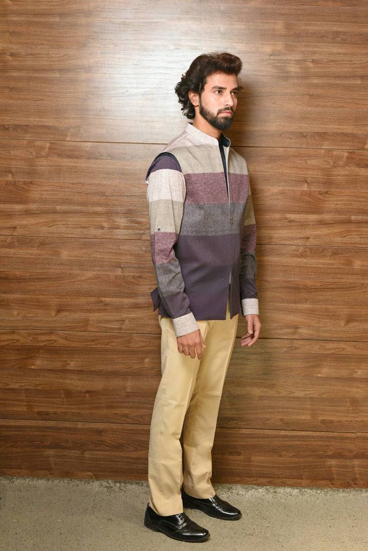 Fusion Wear Set (Waistcoat & Shirt) - Linear Gradient