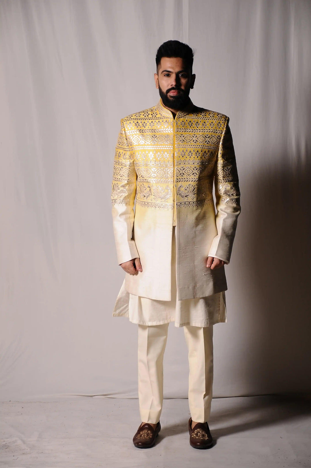Long Coat Kurta Pyjama