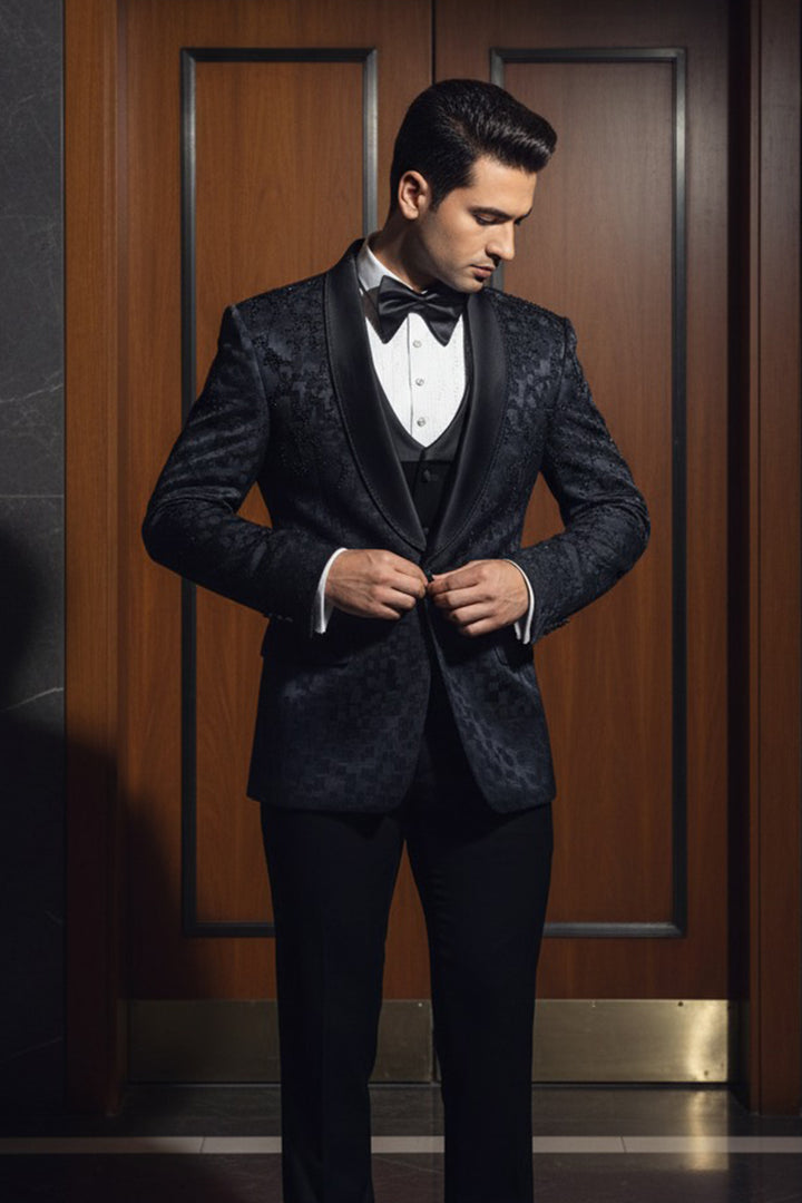 The Celestial Noir Ensemble tuxedo set