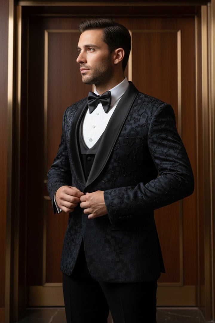 The Obsidian Mosaic Tuxedo Set