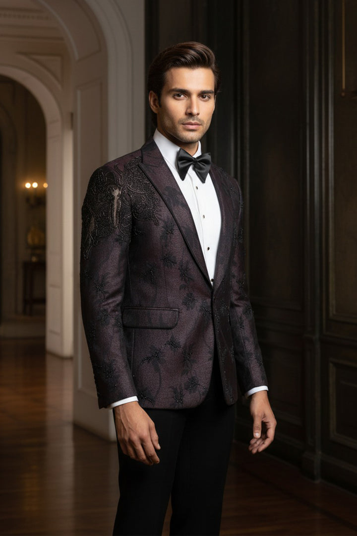 The Heirloom wine midnight ensemble tuxedo set