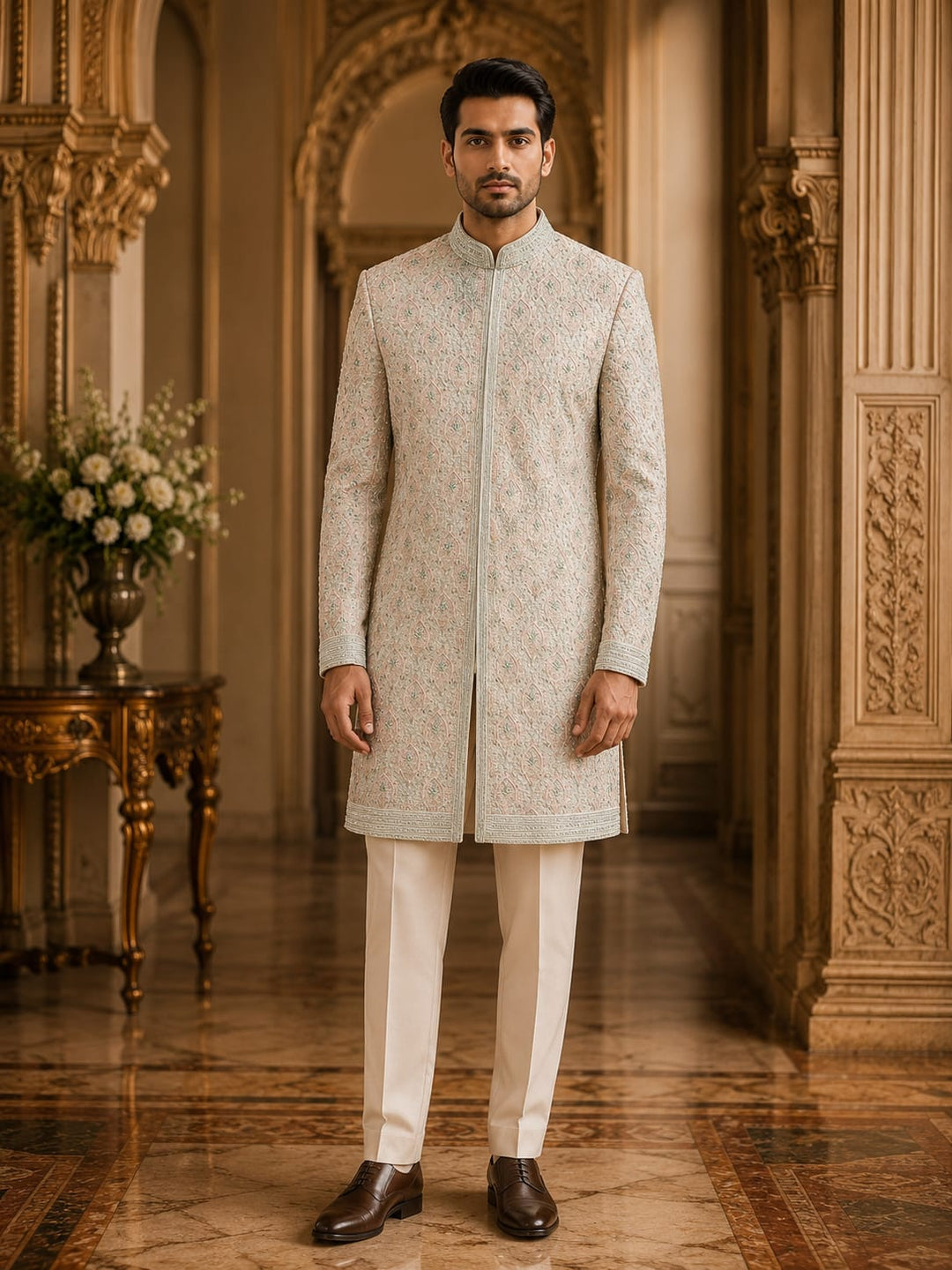 Signature Embroidered Indo-Western