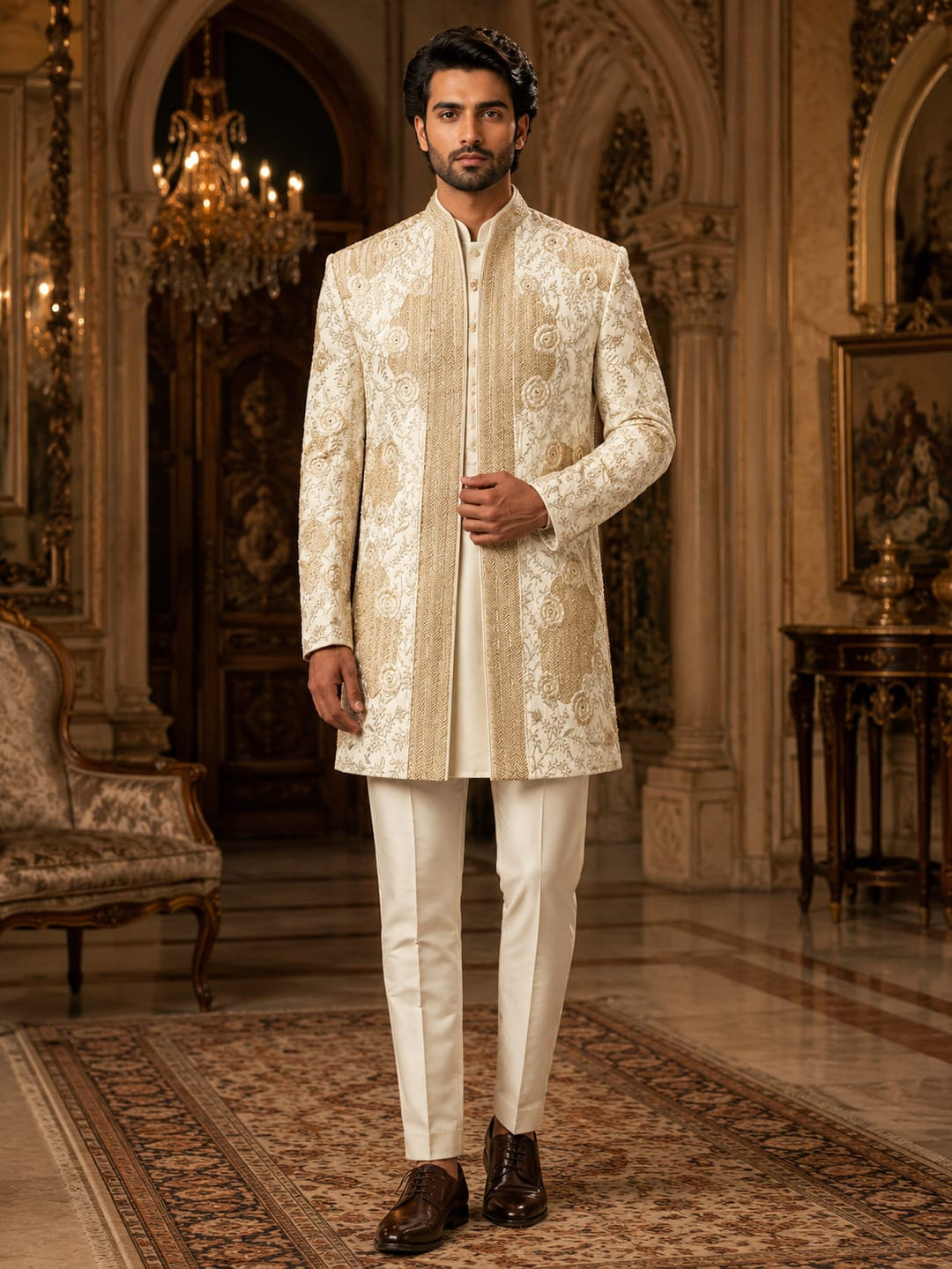 Royal Embroidered Indo-Western