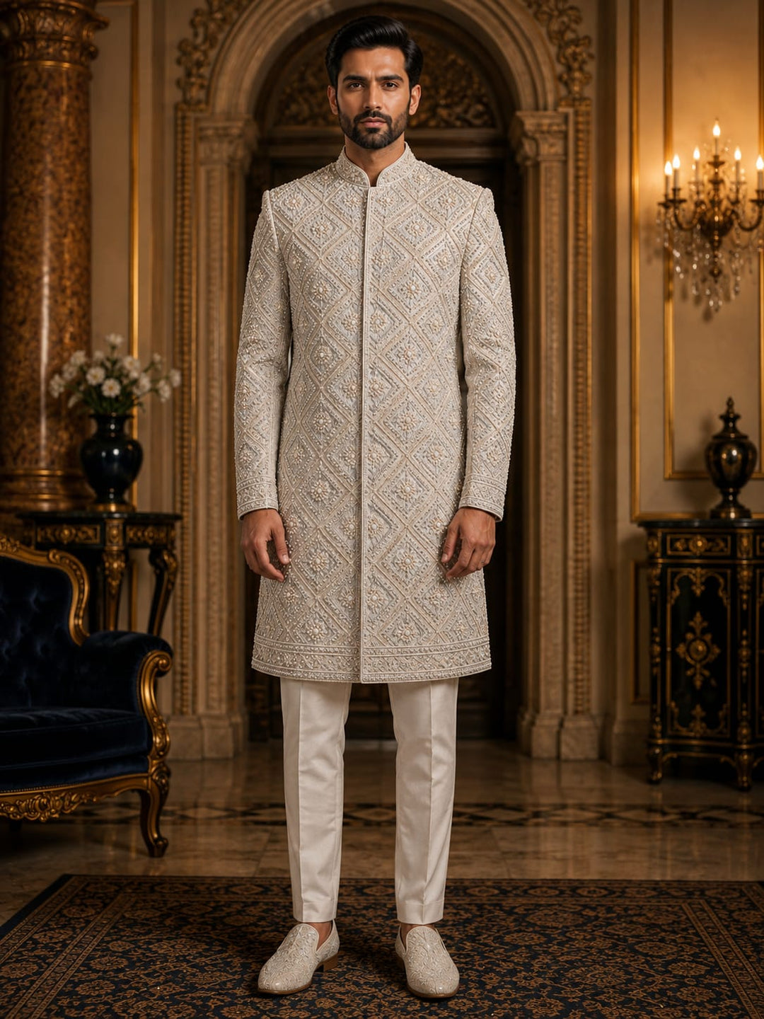 Imperial Embroidered Indo-Western