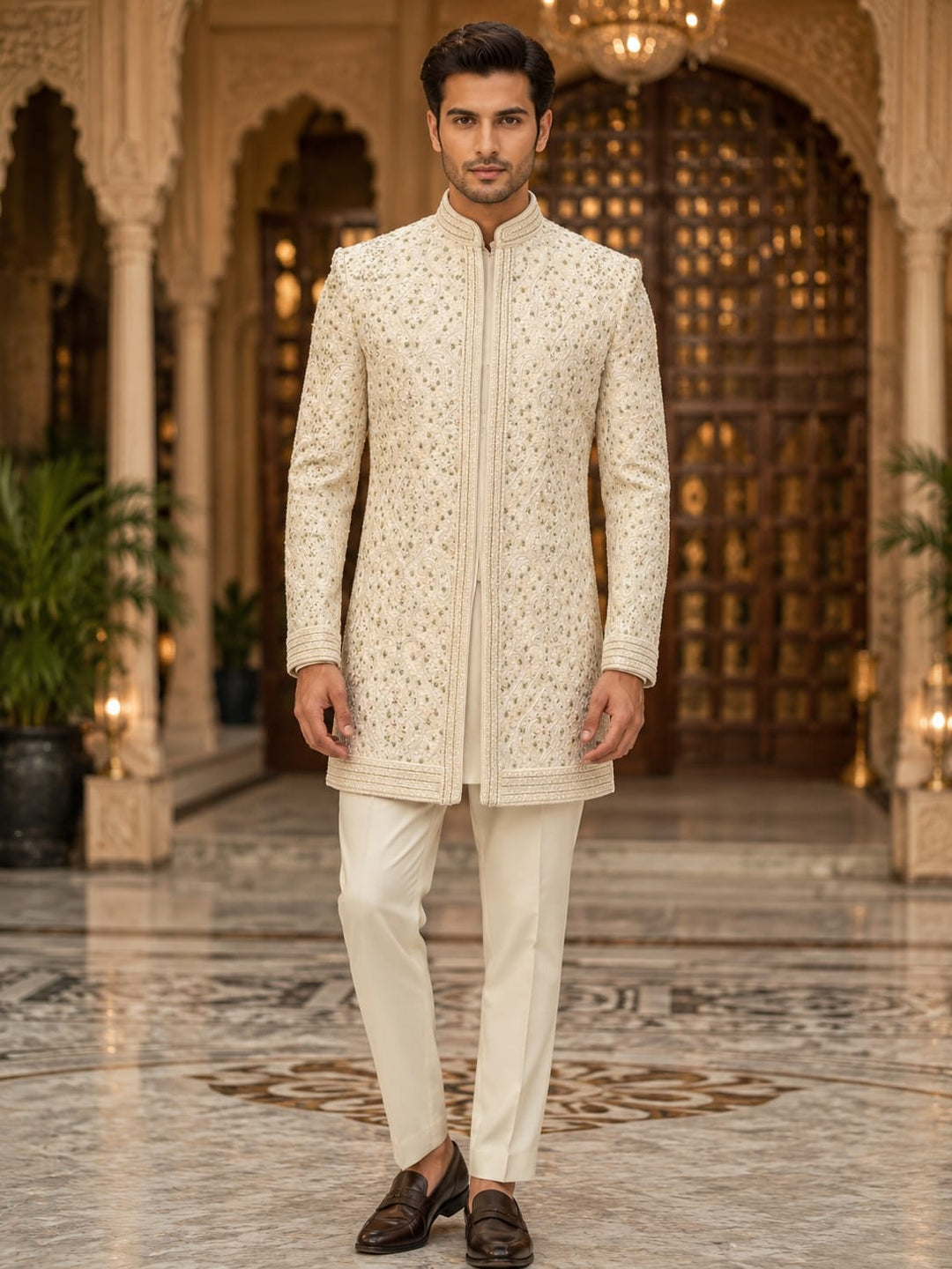 Imperial Embroidered Indo-Western