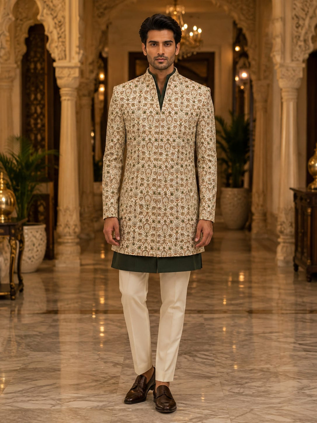 Royal Embroidered Indo-Western