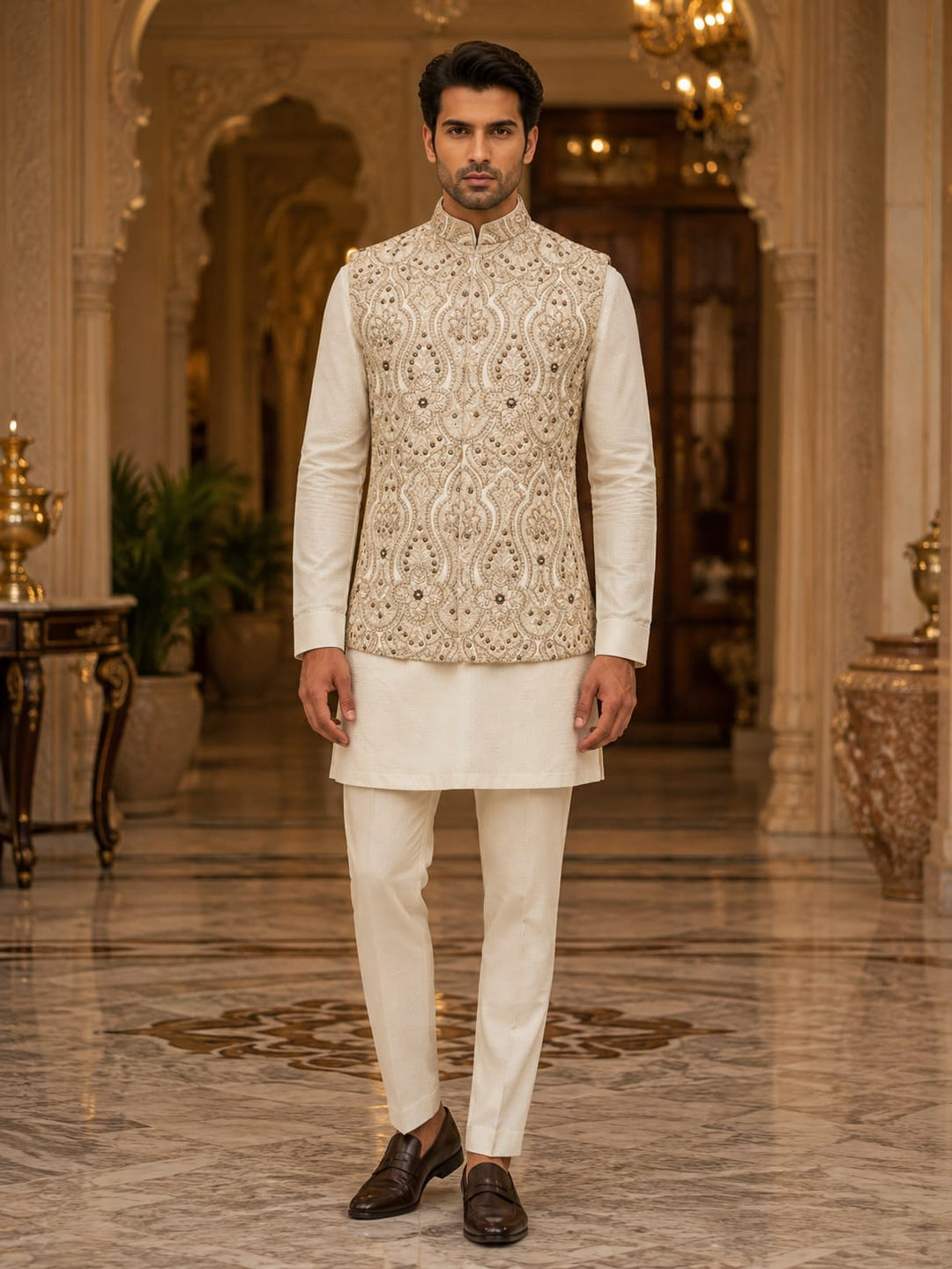 Royal Embroidered Kurta Set