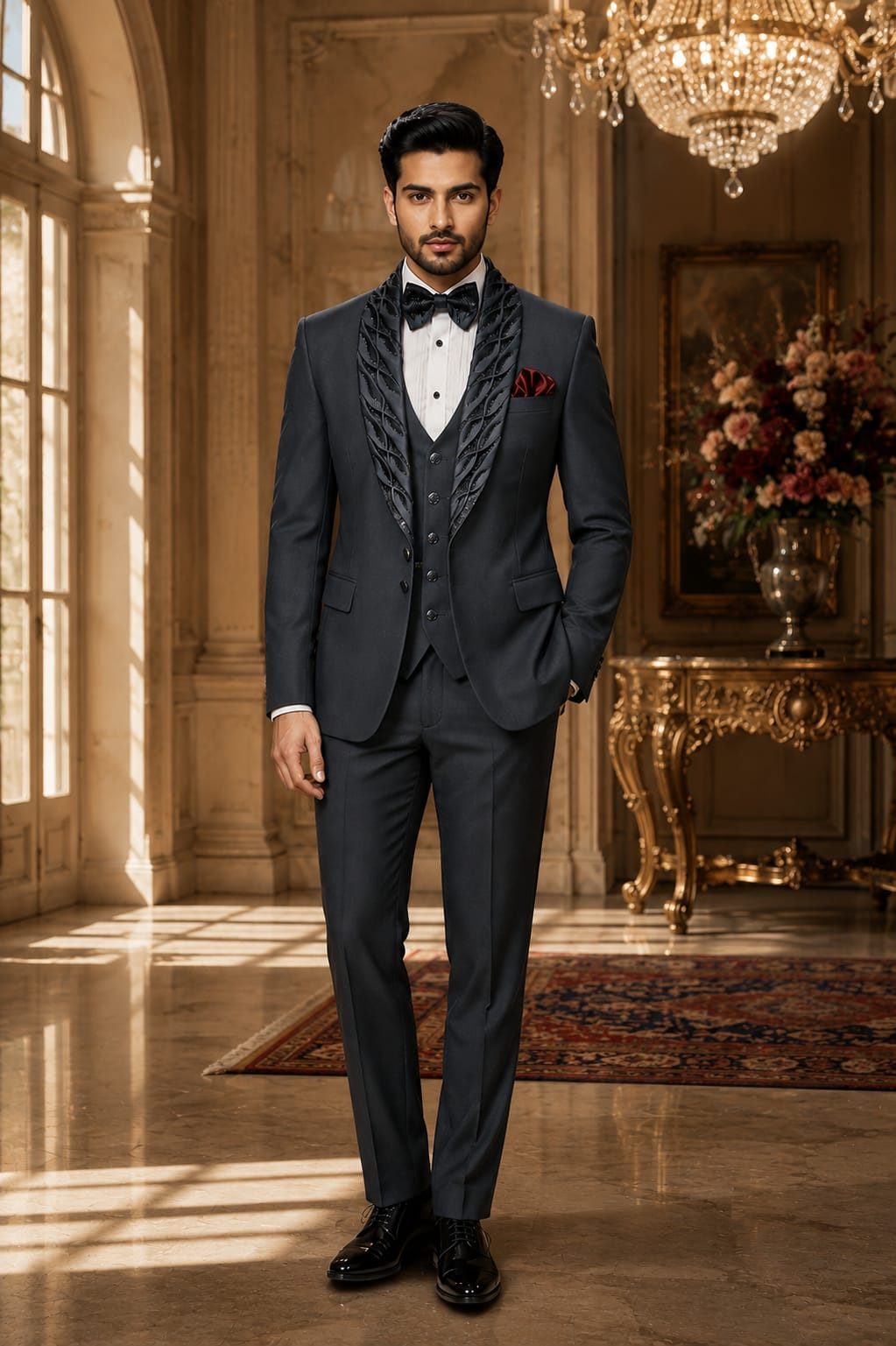 Midnight Luxe Tuxedo Set
